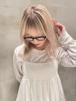 アルティファータ(artifata)&nbsp;ブリーチ ハイトーン ダブルカラー ミルクティーベージュ 透明感