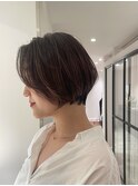 ショートボブ/広尾/恵比寿