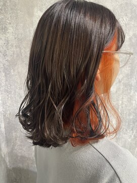 ジーナ 博多(Zina) オレンジ×ブラウン