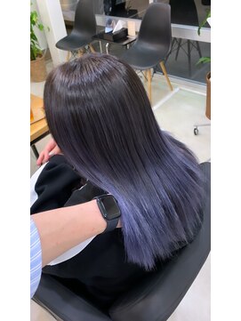 リベルテ 岡崎店(Liberte) バレイヤージュ♪ラベンダーブルージュ