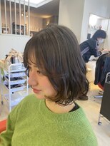 ヘアーリゾートラシックアールプラス(hair resort lachiq R+) 《R+》前下がりボブ/ゆる巻き/パーマ風/フェザーバング