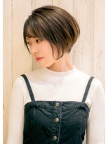 アルトス 浦和(ARTS)&nbsp;ショートボブ埼玉浦和美容室ARTS荒巻充前髪ありカットイメチェン