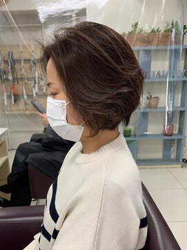 ザナドゥー 上野店(Xanadu) ゆるふわショートボブ