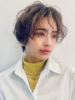 マノ 千歳烏山(MaNO)&nbsp;ショート韓国ボブハイライト髪質改善ブリーチ前髪20代30代