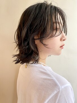 ノラギンザユー(NORA GINZA/U) パーマウルフパーマミディアムパーマウルフカットレイヤーカット