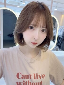 サンド ミュウ 横浜店(sand mieu) レイヤーカット/韓国/レイヤーカット/ボブ/顔周り/前髪/横浜