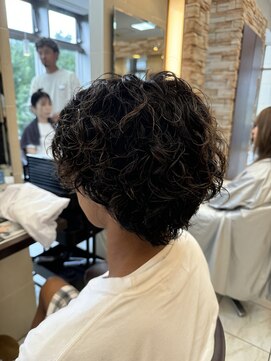 アルターリアン(aL ter LieN) アッシュブラック/カルマパーマ/ベリーショート/[千葉駅]宮野翔