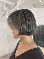 アンドビューティフル 恵比寿(andbeautiful)&nbsp;地毛ハイライト×ボブ