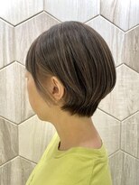 ビューティドレッセヤマノ 池袋パルコ(Beauty Dresse YAMANO)&nbsp;【白髪ぼかし】ハイライト/イヤリングカラー/ショートボブ