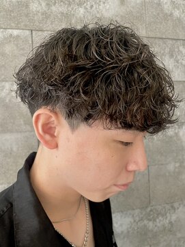 ニアウ 伊勢崎連取店(Niau) メンズマッシュ波巻きスパイラルパーマメンズパーマ