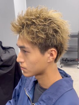 エルマーク 枚方(L-MARK) スパイキーショートザクザクショートアップバングツーブロック