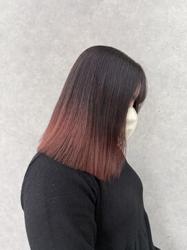 サロウィン 水戸(SALOWIN) 【EMA】グラデーションピンク【ネモト】