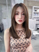 フィヴェント(Fivent)&nbsp;韓国レイヤー/顔周りカット/レイヤーカット/顔周りレイヤー/秋色