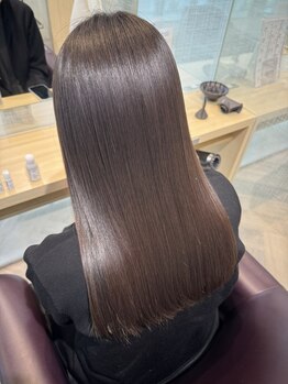 ファースト 仙台店(first)の写真/今季注目の”髪質改善ストレート”で柔らかな指触りとナチュラル質感を手に入れる［仙台/髪質改善/men's］