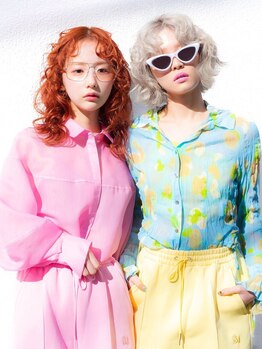 アム(I am)の写真/【女性限定】タレントやインスタグラマー通う、ハイトーン/ブリーチ/ダブルカラーなど憧れのスタイルへ♪