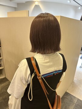 ロンドルピナス 小倉(Lond Lupinus) ブルーブラック/ワイドバング/美髪のススメ/外ハネボブ/北九州