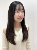 レイヤーカット/ストレートパーマ/縮毛矯正/小顔カット/韓国ヘア