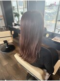 ピンク/ブラウン/ミディアム/オージュア/髪質改善
