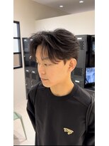 ステージ(STAGE)&nbsp;ダウンパーマ　ニュアンスパーマ　センターパート