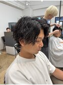 サーフカール/スパイキーショート/ブルーブラック/船橋