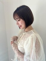 エミュ 伏見 国際センター(emu)&nbsp;ボブ/前下がりボブ/艶髪/ベージュカラー/美髪