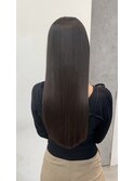 ナチュラル黒髪×髪質改善矯正