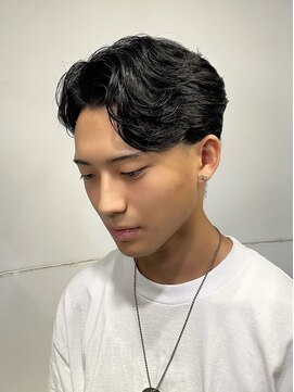 スノードロップ 高円寺店(Snowdrop) サーフカール/スパイキーショート/ブルーブラック/高円寺