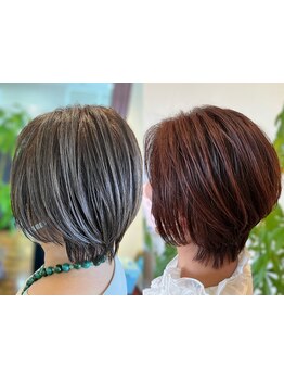 1人ひとりのクセや髪質、骨格に合わせたカットで再現性抜群！似合わせ×簡単にセットできる絶妙Styleに…**