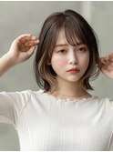 20代30代かわいい/顔周りレイヤー/髪質改善/髪質改善ストレート