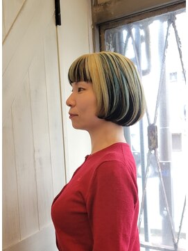 ニコナチカ(nico nachika) デザインカラーボブ
