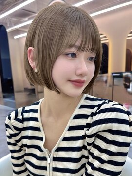 ロンドネートゥル 新潟(Lond naitre) ダークアッシュ/似合わせカット/レイヤーカット(新潟/万代)