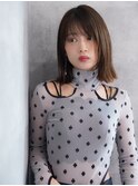 大人ガーリー/似合わせカット/イメチェン/前髪/水素カラー