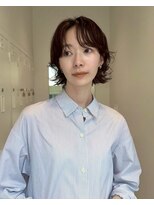 ピカイチテンジン エムスラッシュ(pikAicHi Tenjin×M.SLASH)&nbsp;大人可愛いくせ毛風パーマボブ