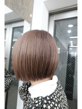 ディジョン 自由ヶ丘(Dijon) 韓国顔まわりレイヤーカットグレージュオリーブベージュブラウン