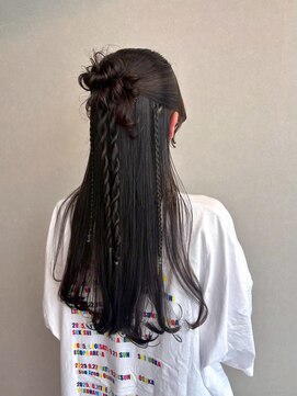 ティットバイウルー 池袋店(tytto by uruu) 【ハーフアップ】池袋駅東口/池袋/ヘアセット/早朝/池袋駅