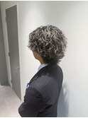 【メンズ】ハイライト波巻きスパイラルパーマ