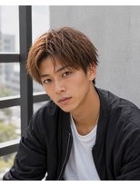 MEN's Baguz MEN'Sカット/ MEN'Sパーマ/ MEN'Sカラー 無造作束感ニュアンスパーマメンズマッシュ20代30代