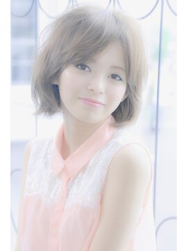 ヘアアンドメイク エジェリ(hair&make egerie) 大人可愛いちょいエレボブ ダブルカラー 恵比寿