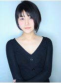 【morio池袋】大人可愛い前下がり小顔ショート
