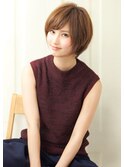 スタイリング簡単♪大人可愛い☆ふんわり丸みショート