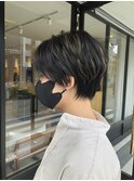 ハンサムショート×ハイライト＿市川