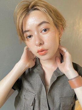 パーク(PARK) 【PARK】センターパート×マニッシュショート