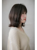 カバーヘア ブリス 上尾西口店(COVER HAIR bliss)&nbsp;シースルーバング小顔外ハネくびれミディ301Y上尾30代40代50代