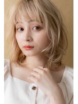 カバーヘア ブリス 大宮西口(COVER HAIR bliss)&nbsp;外国人風ハイライトカラーヘルシーブロンドZ大宮10代20代30代