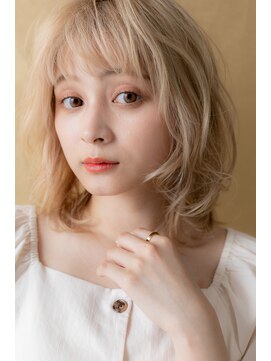 カバーヘア ブリス 大宮西口(COVER HAIR bliss) 外国人風ハイライトカラーヘルシーブロンドZ大宮10代20代30代