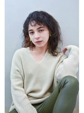 コットン 平塚店(Cotton) 【cotton平塚】イヤリングカラー/ブラック×オレンジ