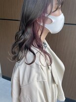 アイリー 名古屋(A/LEE)&nbsp;インナーカラー × ピンクベージュ