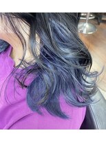ヘアスタジオハレ(hair studio HALE)&nbsp;ブルー◎インナーカラー◎