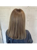 ハイライトで白髪ぼかし☆髪質改善METEO