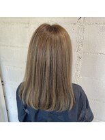 リュネッツ あざみ野店(lunettes)&nbsp;ハイライトで白髪ぼかし☆髪質改善METEO